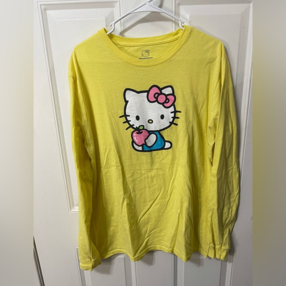 Hello Kitty Yellow Long Sleeve Tee - Picture 2 of 7